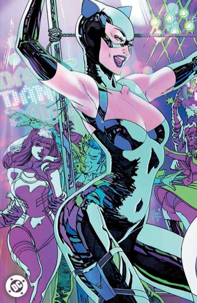 Gotham City Sirens Unfit For Orbit #1 (Of 5) Cover E Guillem March Connecting Kalanorian Foil Variant (Online Order Only)