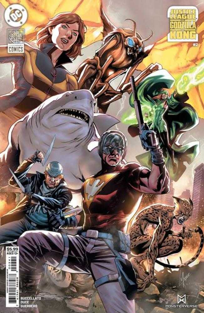 Justice League vs Godzilla vs Kong 2 #2 (Of 7) Cover D Lucas Meyer Card Stock Variant (Online Order Only)