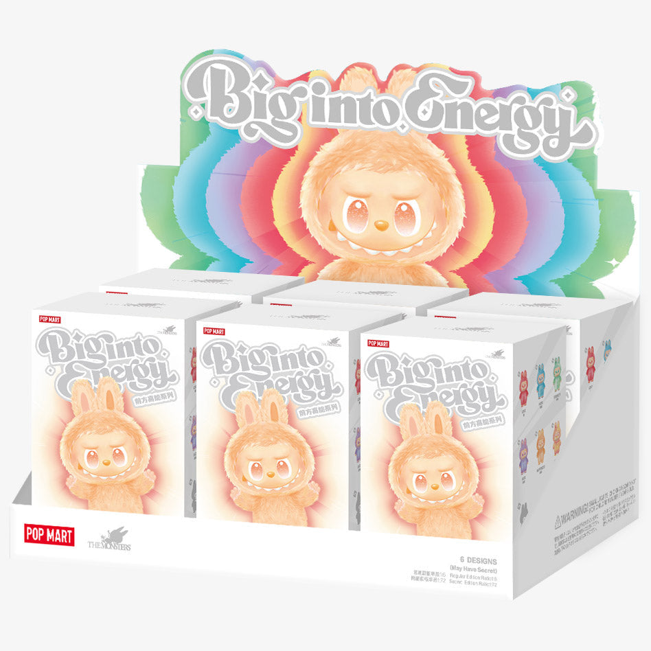 [In Stock] POPMART THE MONSTERS Big into Energy Series-Vinyl Plush Pendant Blind Box Labubu (SEALED) (ONLINE ORDER ONLY)
