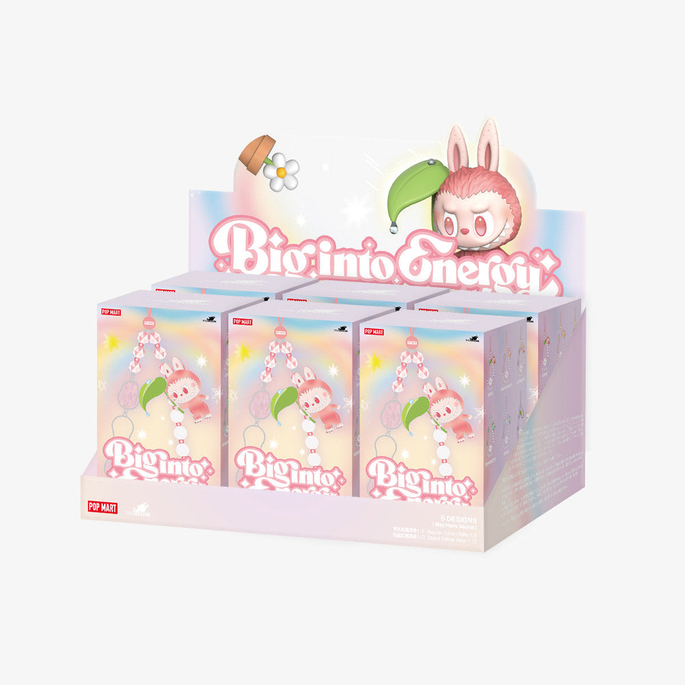 [In Stock] POPMART Big into Energy Series-Phone Charm Blind Box Labubu (SEALED) (ONLINE ORDER ONLY)