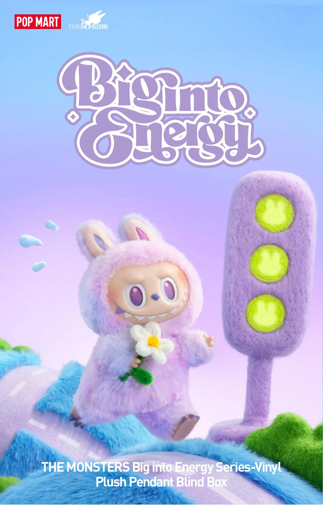 [In Stock] POPMART THE MONSTERS Big into Energy Series-Vinyl Plush Pendant Blind Box Labubu (SEALED) (ONLINE ORDER ONLY)