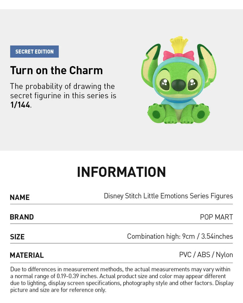 [IN STOCK] POPMART Disney Stitch Little Emotions Series Figures (ONLINE ORDER ONLY)