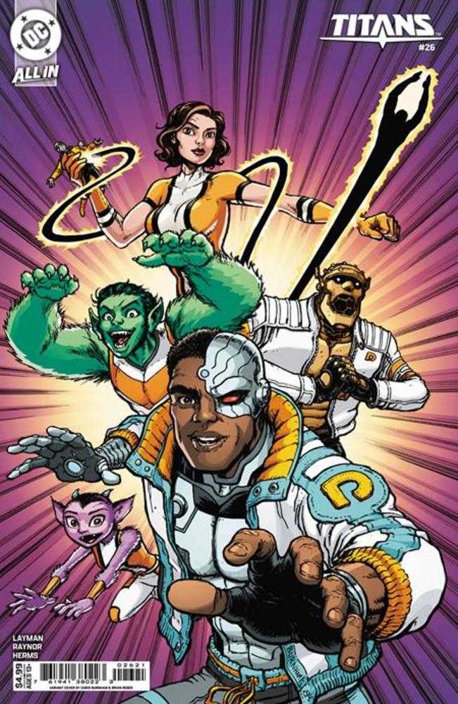 Titans #26 Cover B Chris Burnham Card Stock Variant