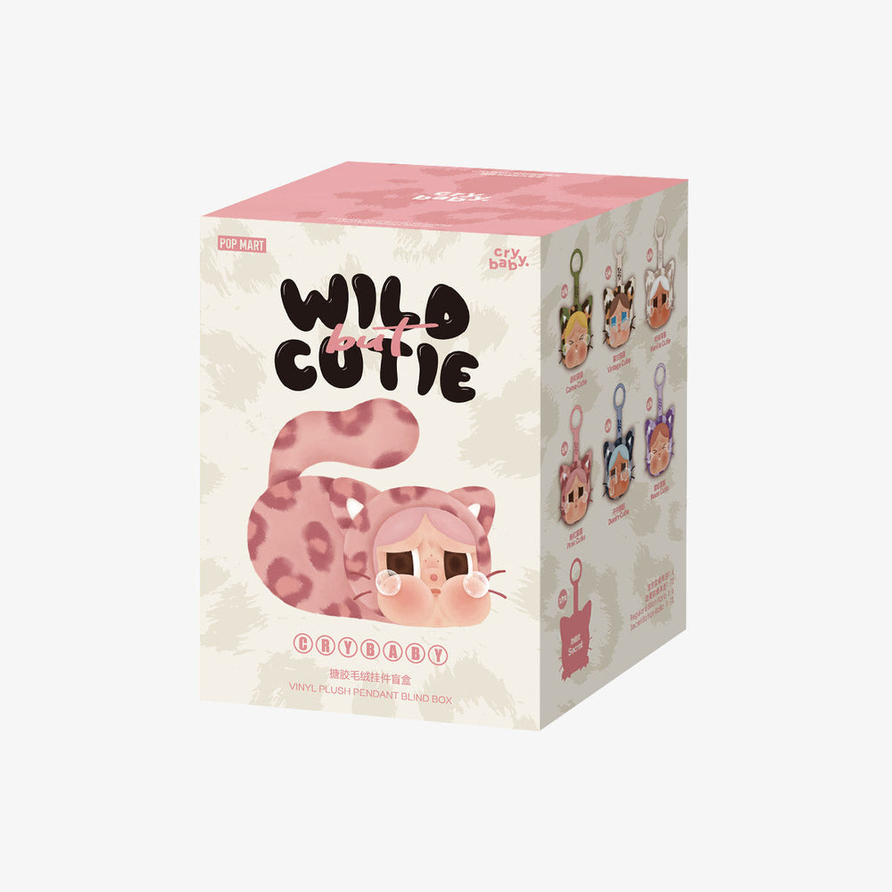 [IN STOCK] POPMART CRYBABY Wild but Cutie Series - Vinyl Plush Pendant Blind Box (ONLINE ORDER ONLY)