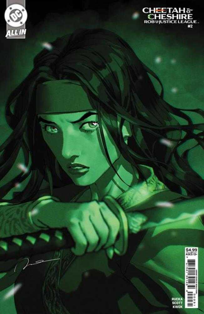Cheetah And Cheshire Rob The Justice League #2 (Of 6) Cover B Gerald Parel Card Stock Variant (ONLINE ORDER ONLY)