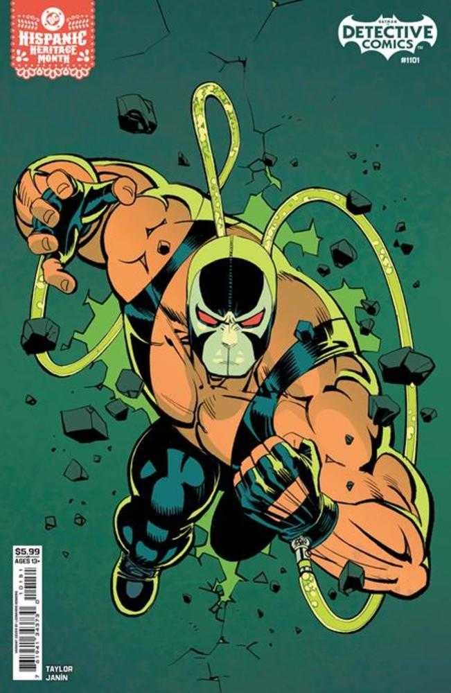 Detective Comics #1101 Cover D Leonardo Romero Hispanic Heritage Month Bane Card Stock Variant (ONLINE ORDER ONLY)