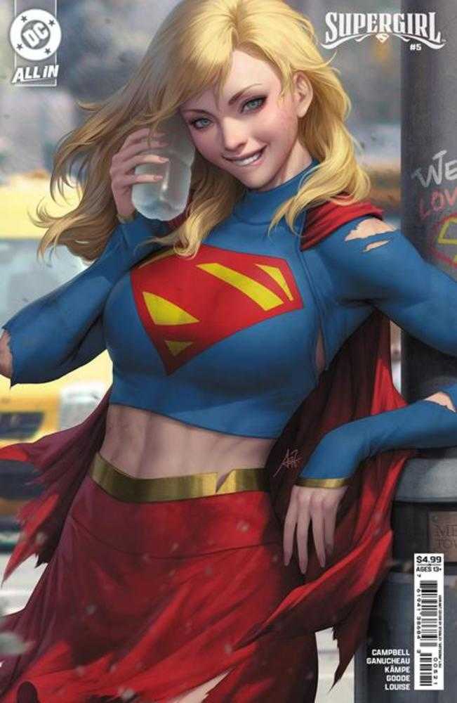 Supergirl #5 Cover B Stanley Artgerm Lau Card Stock Variant (ONLINE ORDER ONLY)