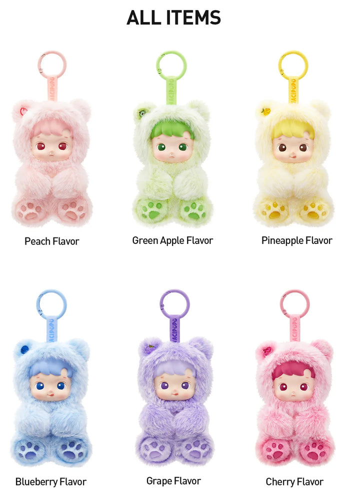 [In Stock] POPMART HACIPUPU Gummy Bear Series-Vinyl Plush Pendant Blind Box (SEALED) (ONLINE ORDER ONLY)