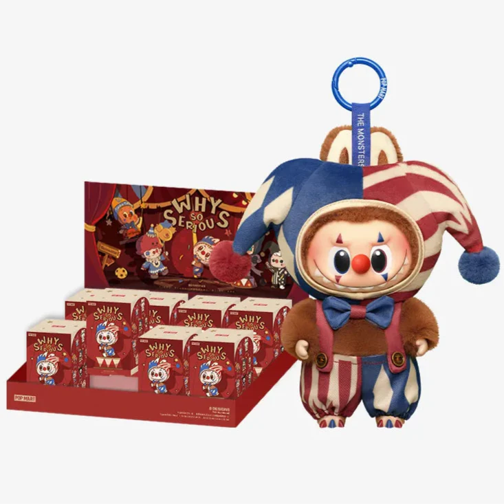 (In Stock) POPMART WHY SO SERIOUS Series-Vinyl Plush Pendant Blind Box (ONLINE ORDER ONLY)