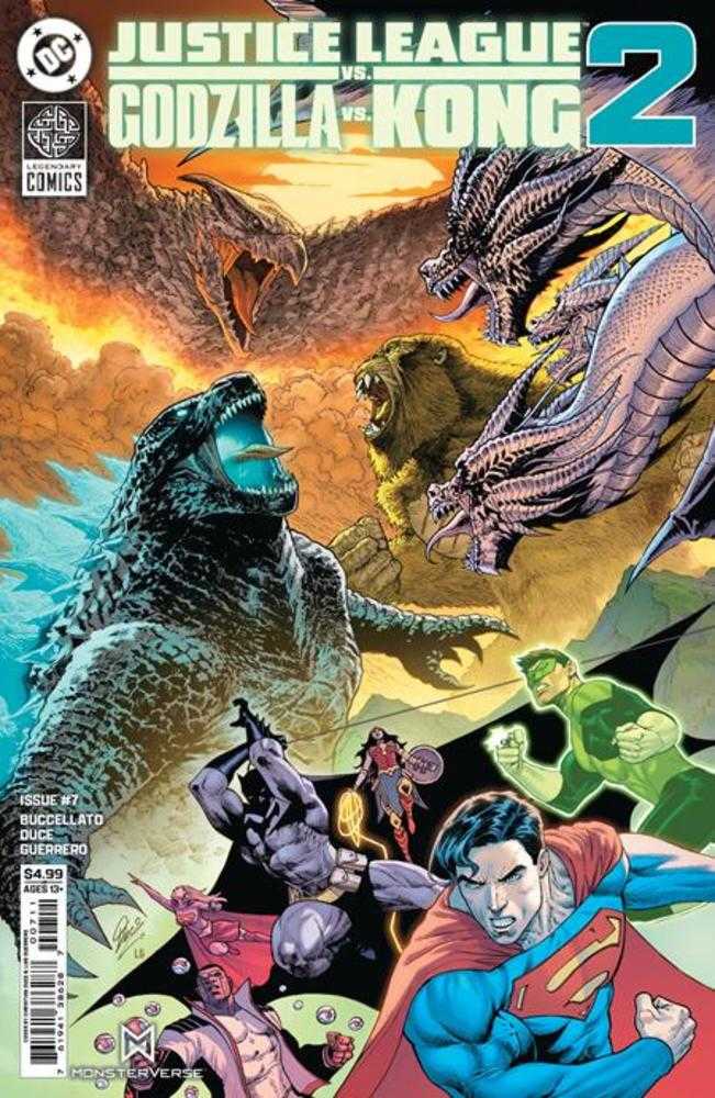 Justice League vs Godzilla vs Kong 2 #7 (Of 7) Cover A Christian Duce (ONLINE ORDER ONLY)