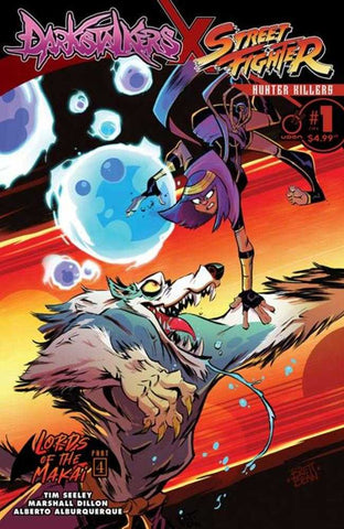 Darkstalkers X Street Fighter Hunter Killers #1 (One Shot) Cover B Brett Bean Variant