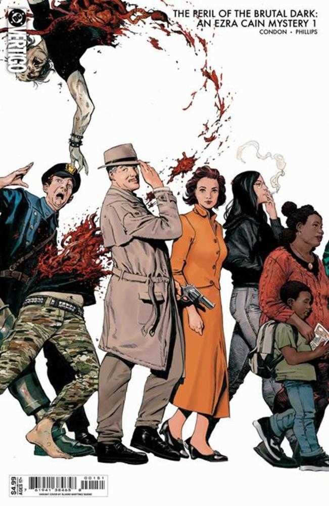 The Peril Of The Brutal Dark An Ezra Cain Mystery #1 (Of 6) Cover E Alvaro Martinez Bueno Connecting Card Stock Variant (Mature) (ONLINE ORDER ONLY)