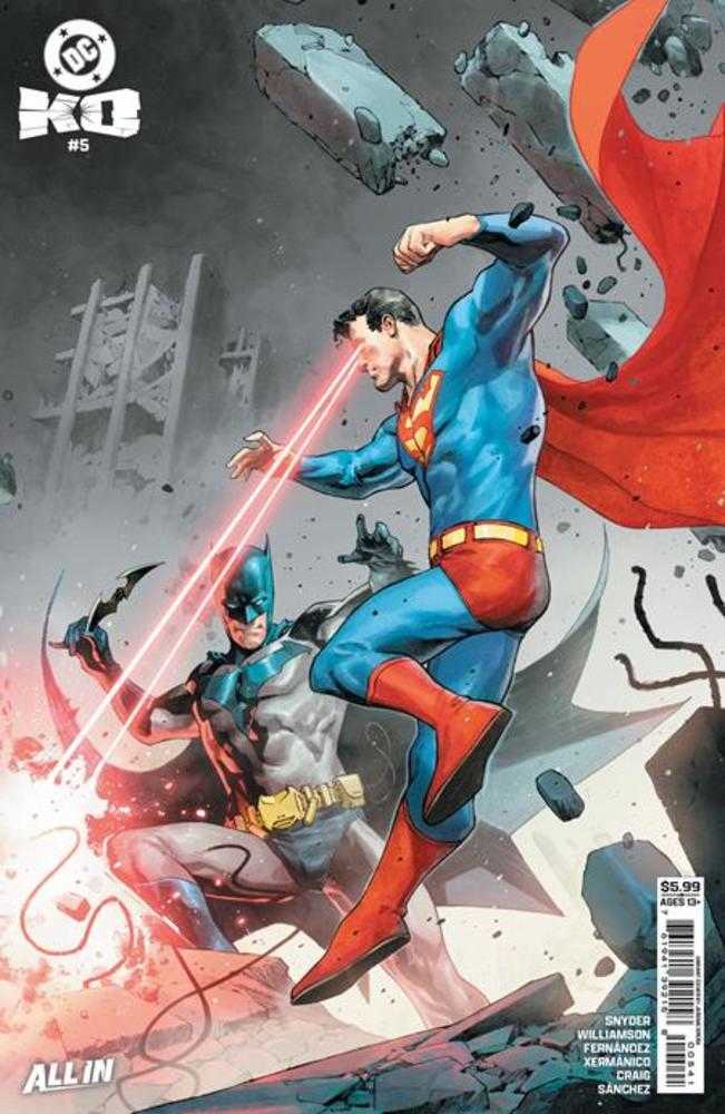DC K.O. #5 (Of 5) Cover D Jerome Opena Card Stock Variant (ONLINE ORDER ONLY)