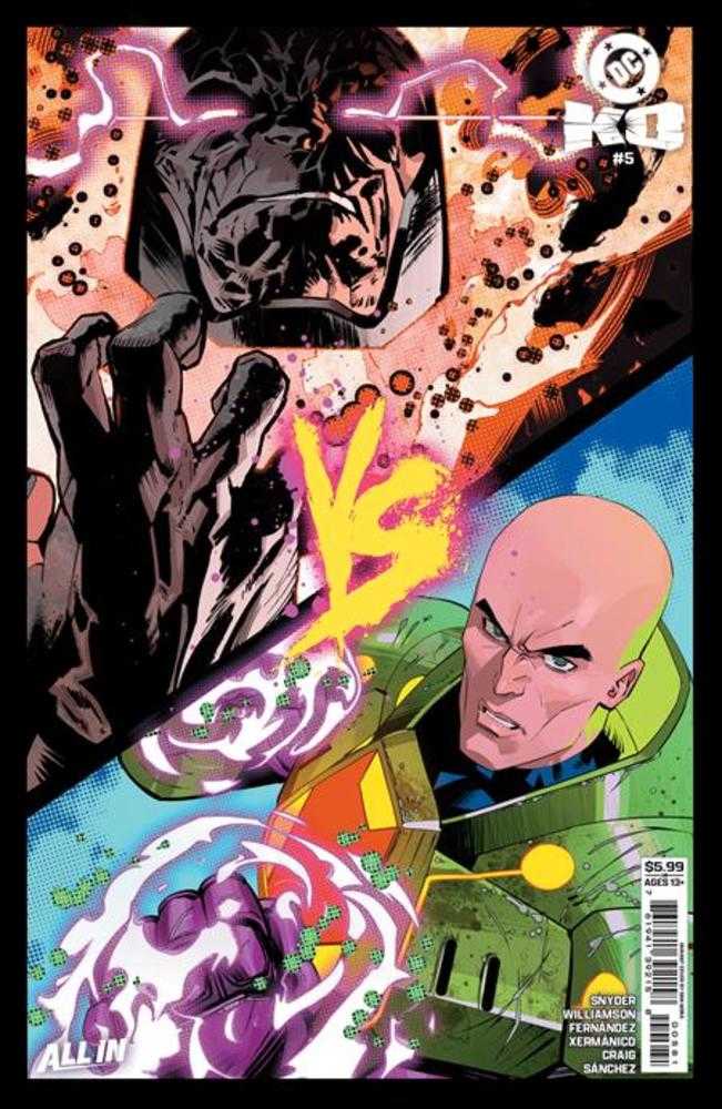 DC K.O. #5 (Of 5) Cover G Dan Mora Bracket Card Stock Variant (ONLINE ORDER ONLY)