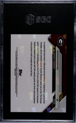 Graded 2025 Topps Bowman U Now Gunner Stockton #12 Rookie RC Football Card SGC 10 Gem Mint (ONLINE ORDER ONLY)