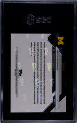 Graded 2025 Topps Bowman U Now Bryce Underwood #1 Generational Recruit Shines in Wolverines Debut Rookie RC Football Card SGC 10 Gem Mint (ONLINE ORDER ONLY)