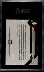 Graded 2025 Topps Bowman U Now Fernando Mendoza #58 Rookie RC Football Card SGC 9 Mint (ONLINE ORDER ONLY)