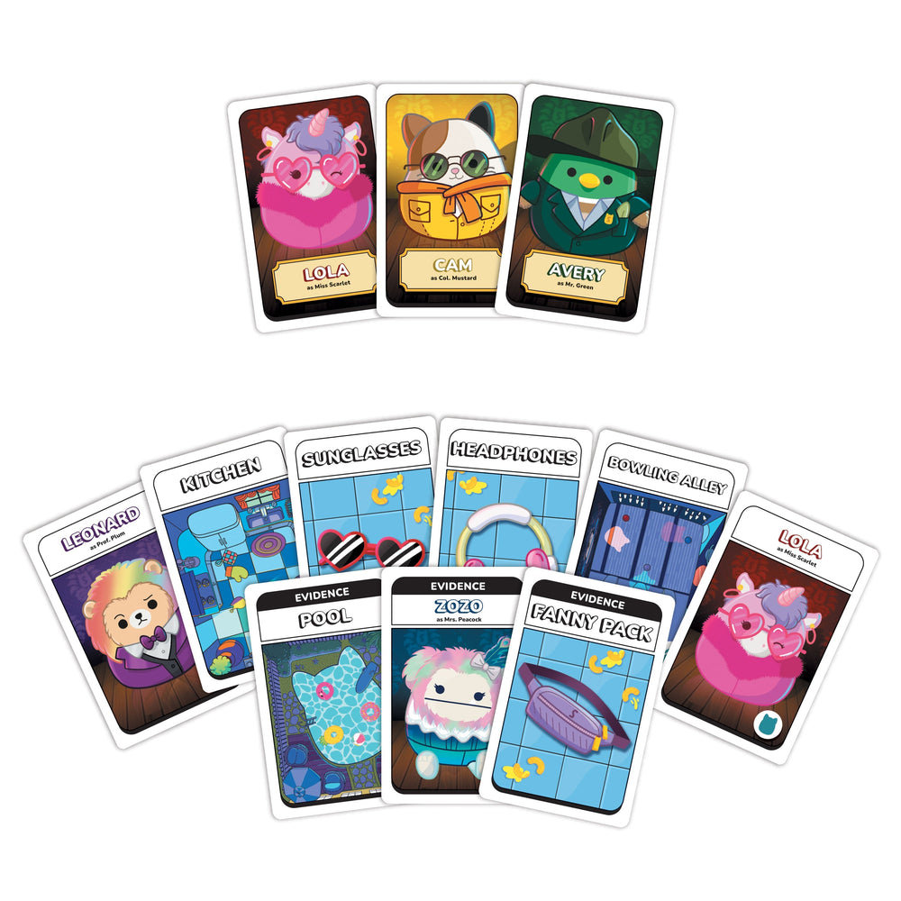 Clue® Card Game: Original Squishmallows™ (ONLINE ORDER ONLY)