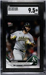 Graded 2025 Topps Now Nick Kurtz #464 1st Rookie in MLB History With a Four Homer Game Rookie RC Baseball Card SGC 9.5 Mint+ (ONLINE ORDER ONLY)