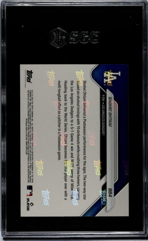 Graded 2025 Topps Now Shohei Ohtani #884 Baseball Card SGC 9.5 Mint+ (ONLINE ORDER ONLY)