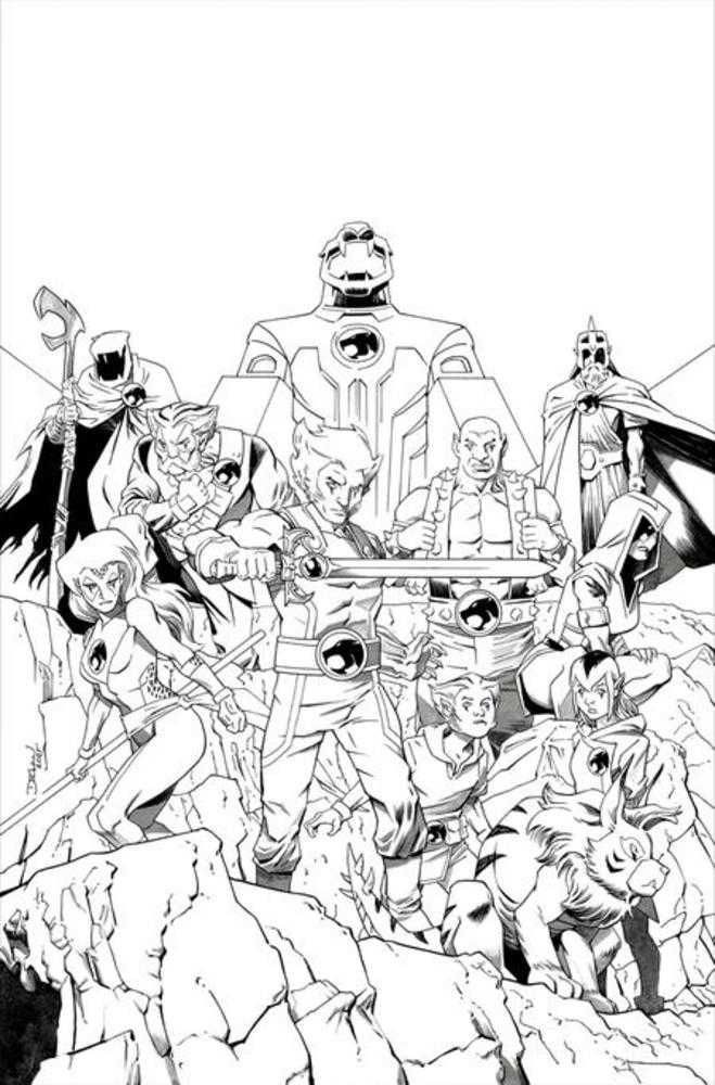 Thundercats #25 Cover M Inc 1:7 Declan Shalvey Line Art Full Art Variant (ONLINE ORDER ONLY)