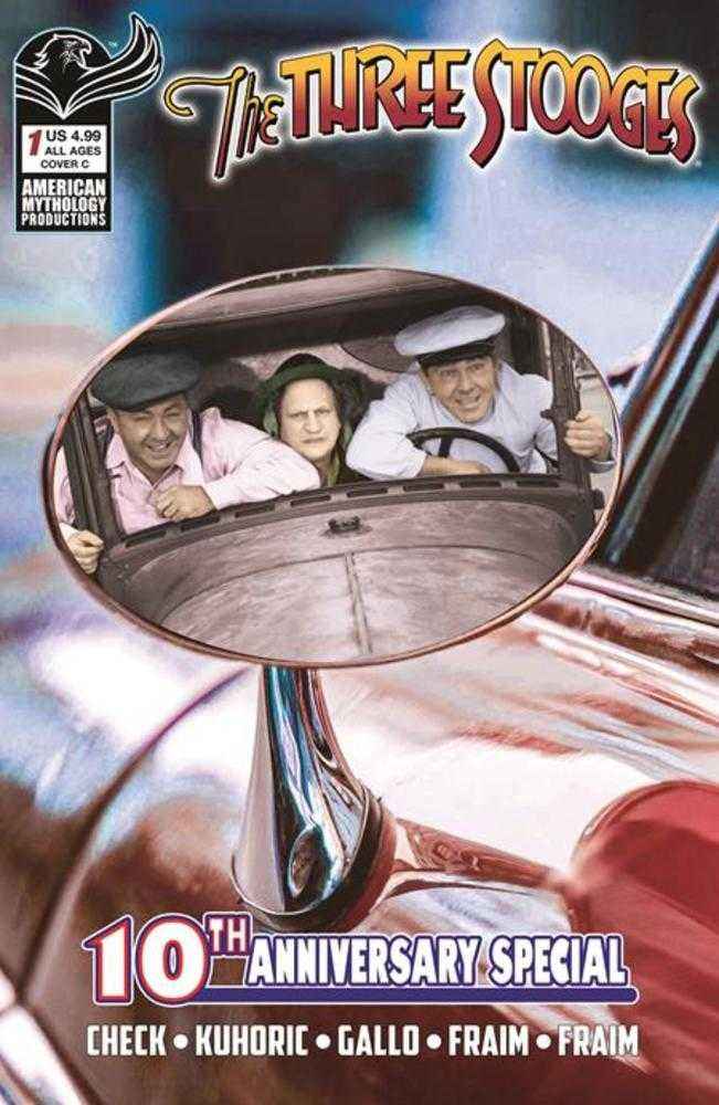 Three Stooges American Mythology 10 Th Anniversary #1 Cover C Color Photo Variant  Previously Solicted Thru Diamond