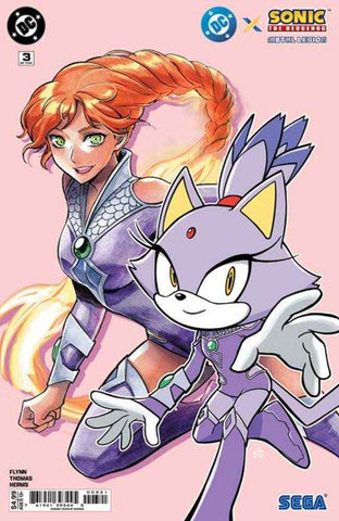 DC X Sonic The Hedgehog The Metal Legion #3 (Of 5) Cover B Saowee Card Stock Variant