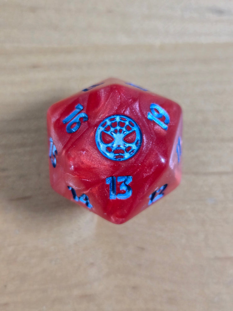 Spider Man MTG Oversized / Jumbo Spindown D20 Dice (ONLINE ORDER ONLY)