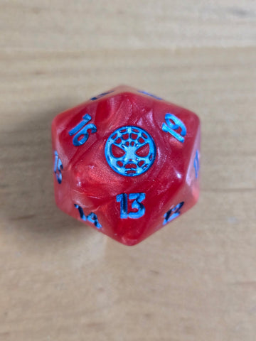 Spider Man MTG Oversized / Jumbo Spindown D20 Dice (ONLINE ORDER ONLY)