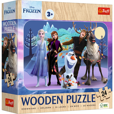 Trefl Wooden Disney Amazing Frozen 24 Piece Puzzle