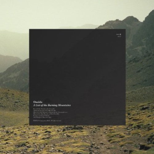 A List Of The Burning Mountains [LP]