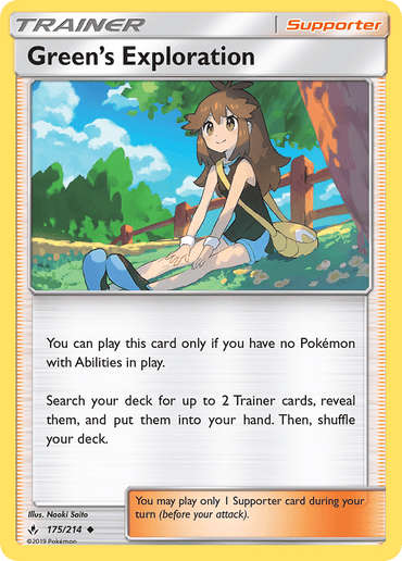 Green's Exploration (175/214) [Sun & Moon: Unbroken Bonds] (Online Only)