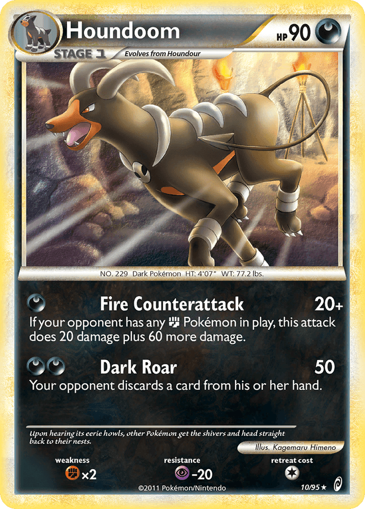 Houndoom (10/95) [HeartGold & SoulSilver: Call of Legends] (Online Only)