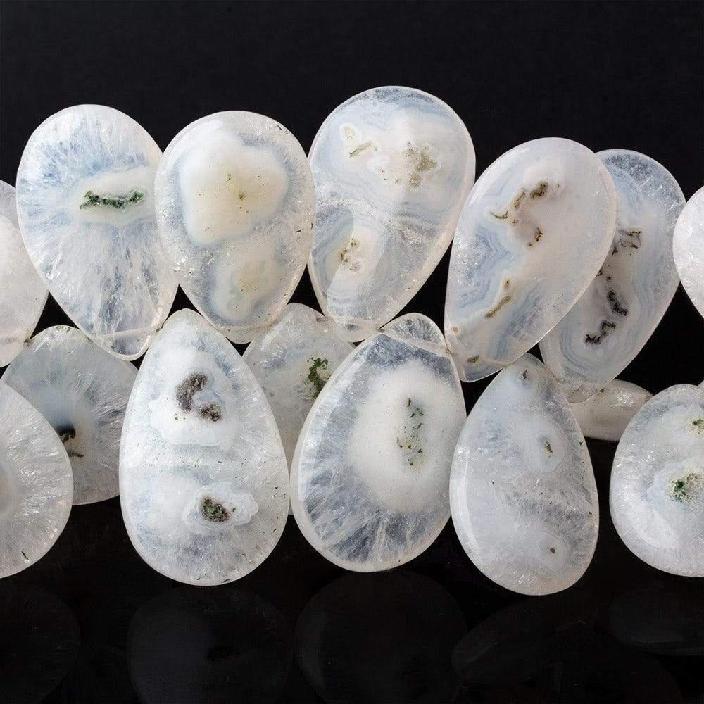 20.5x15-26x16mm Solar Quartz Plain Pear Beads 6.5 inch 27 pieces (ONLINE ORDER ONLY)
