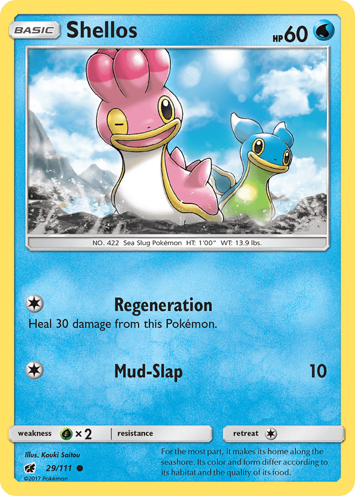 Shellos (29/111) [Sun & Moon: Crimson Invasion] (Online Only)