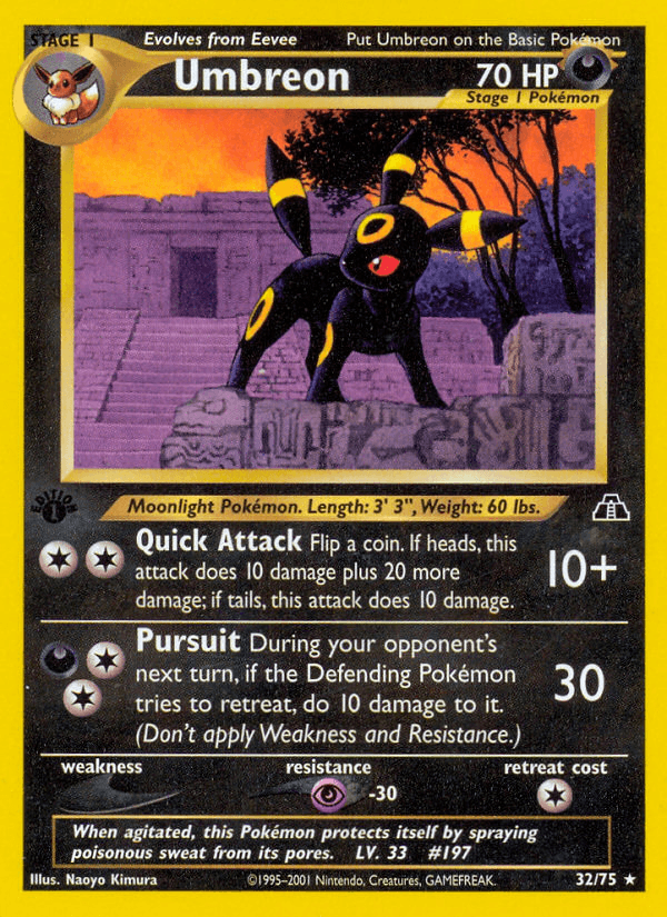 Umbreon (32/75) [Neo Discovery 1st Edition] (Online Only)