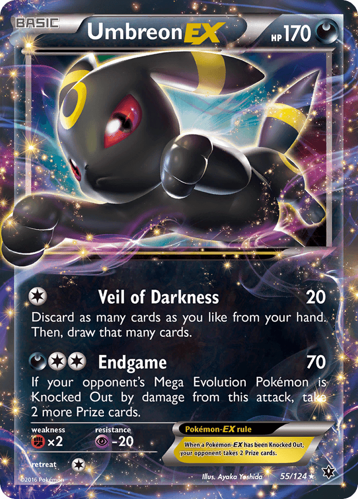 Umbreon EX (55/124) [XY: Fates Collide] (Online Only)
