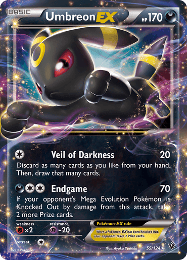 Umbreon EX (55/124) [XY: Fates Collide] (Online Only)