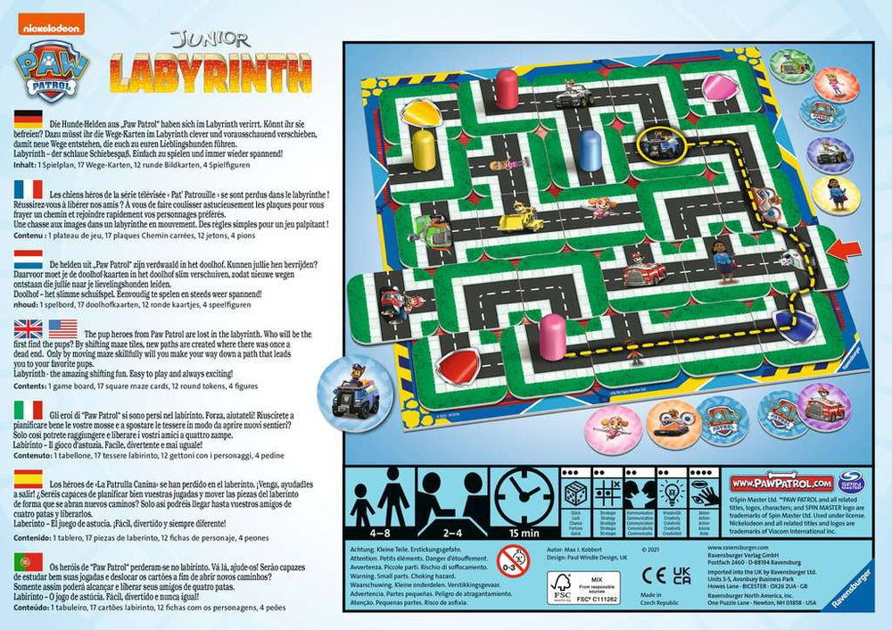 Paw Patrol: Labyrinth Jr. (ONLINE ORDER ONLY)