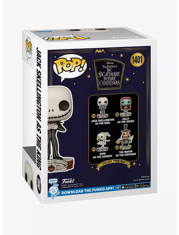 Funko The Nightmare Before Christmas Pop! Jack Skellington As The King Vinyl Figure Hot Topic Exclusive (ONLINE ORDER ONLY)