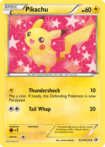 Pikachu (RC7/RC25) [Black & White: Legendary Treasures] (Online Only)