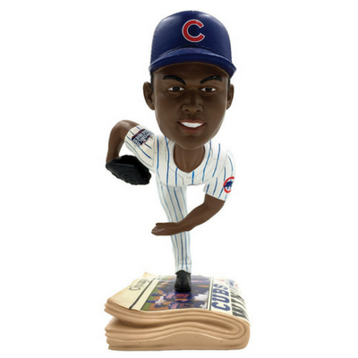 Chicago Cubs 2016 World Series Newspaper Bobbleheads (ONLINE ORDER ONLY)