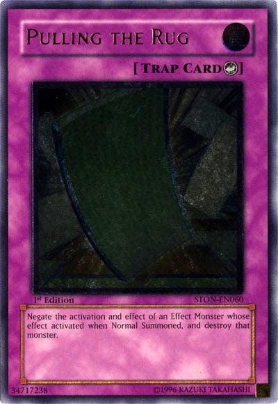 Pulling the Rug [STON-EN060] Ultimate Rare (ONLINE ORDER ONLY)