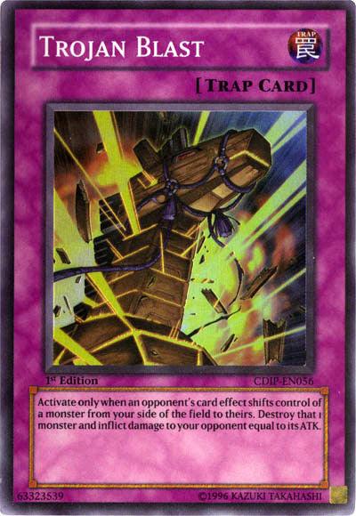 Trojan Blast [CDIP-EN056] Super Rare (ONLINE ORDER ONLY)