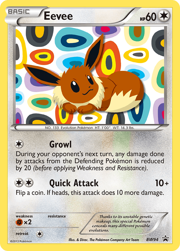 Eevee (BW94) [Black & White: Black Star Promos] (Online Only)