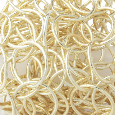 20mm 14kt Gold plated Round Link Chain (ONLINE ORDER ONLY)