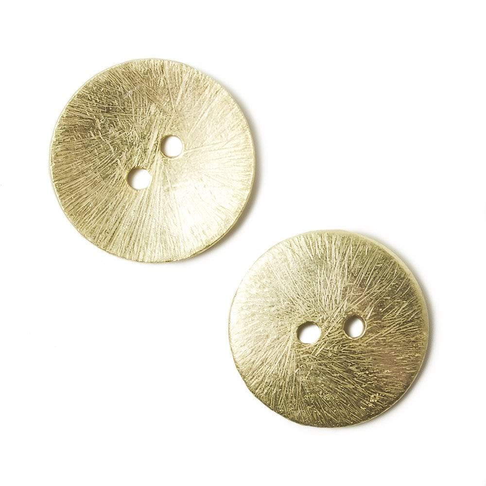 20mm 14kt Gold Round Button 6 Pcs (ONLINE ORDER ONLY)