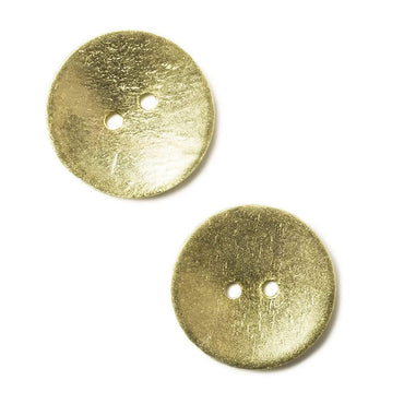 20mm 14kt Gold Round Button 6 pieces (ONLINE ORDER ONLY)