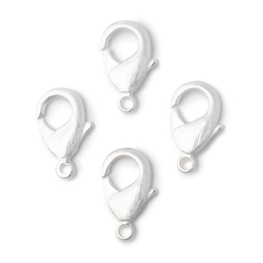 20mm Brushed Lobster Clasp Set of 4 Pieces (ONLINE ORDER ONLY)