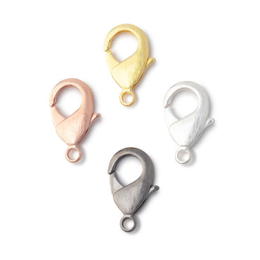 20mm Brushed Lobster Clasp Set of 4 Pieces (ONLINE ORDER ONLY)